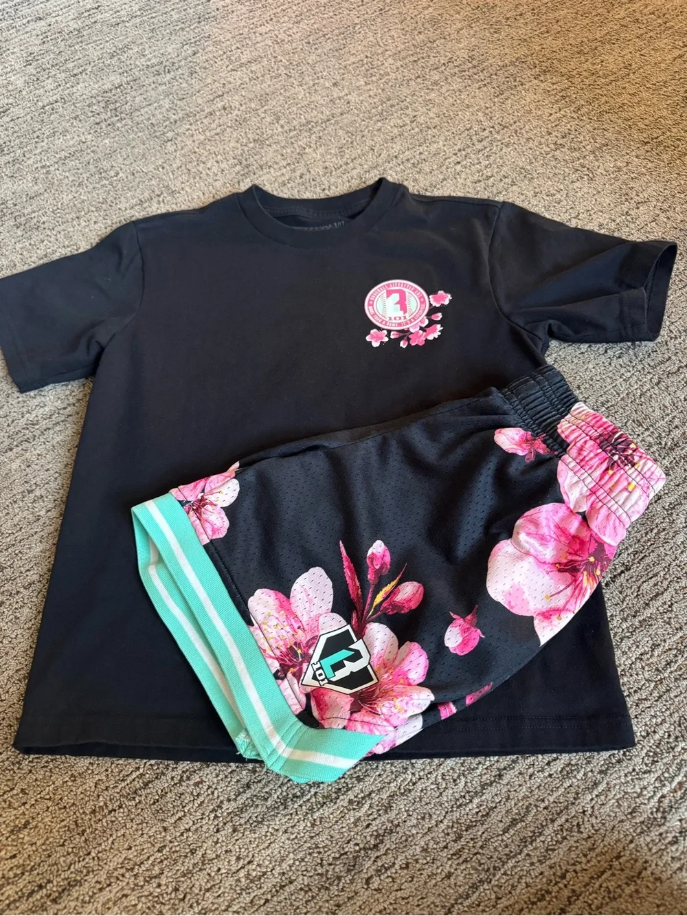 Baseball lifestyle 101 pink cherry blossom set
